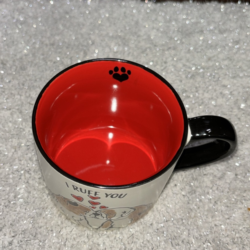 Valentine Day “I Ruff You” mug! - Picture 3 of 4